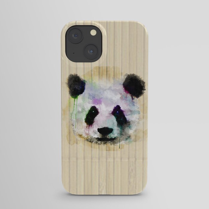 Panda Face - Watercolor iPhone Case