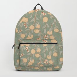 Vintage Peaches Fruit Tree Backpack