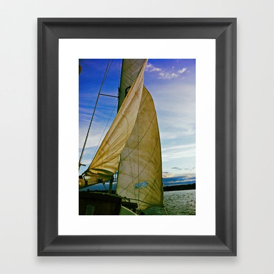 Bye! Framed Art Print