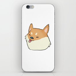 shiba head iPhone Skin