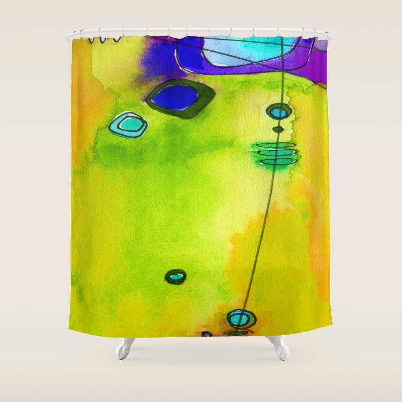 Magical Thinking No 2k By Kathy Morton Stanion Shower Curtain By