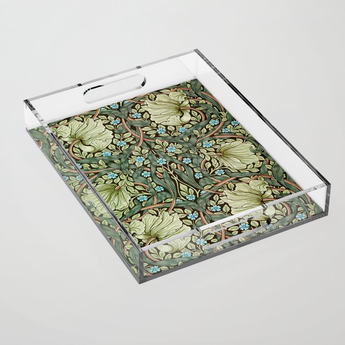 Pimpernel by William Morris Acrylic Tray