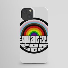 Equality For All iPhone Case | Progress, Lgbtq, Digital, Gay, Lesbian, Bisexual, Graphicdesign, Equality, Pride, Trans 