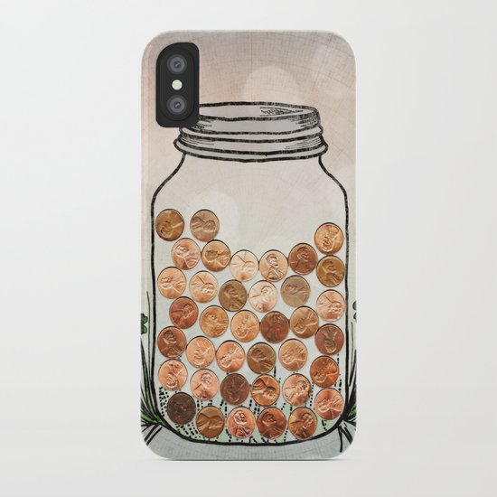 Lucky Pennies iPhone Case