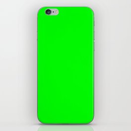 Lime Green iPhone Skin