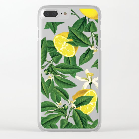 Lemonade || #society6 #decor #pattern Clear iPhone Case