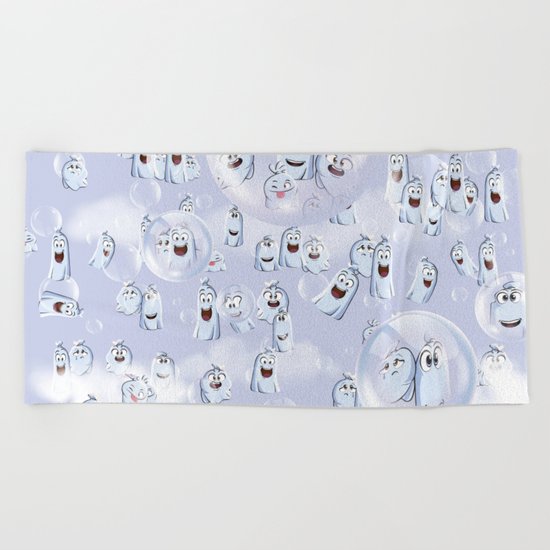 Ghost Composition Beach Towel
