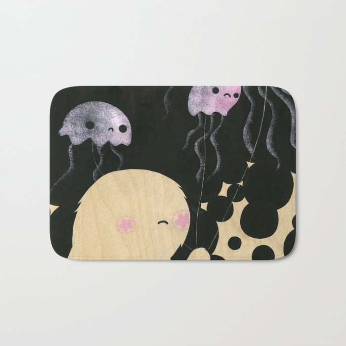 Jellyfish Wrangler Bath Mat