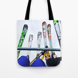 Ski All Day Tote Bag