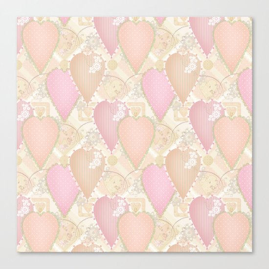 Retro . Valentine's Day . Canvas Print