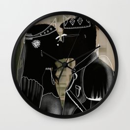 King and queen Wall Clock