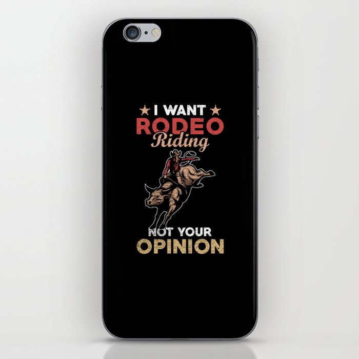 Rodeo Bull Riding iPhone Skin