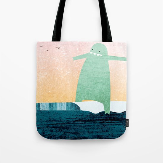 Monster Wave Tote Bag