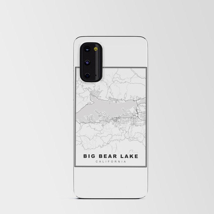 Big Bear Lake Map Android Card Case