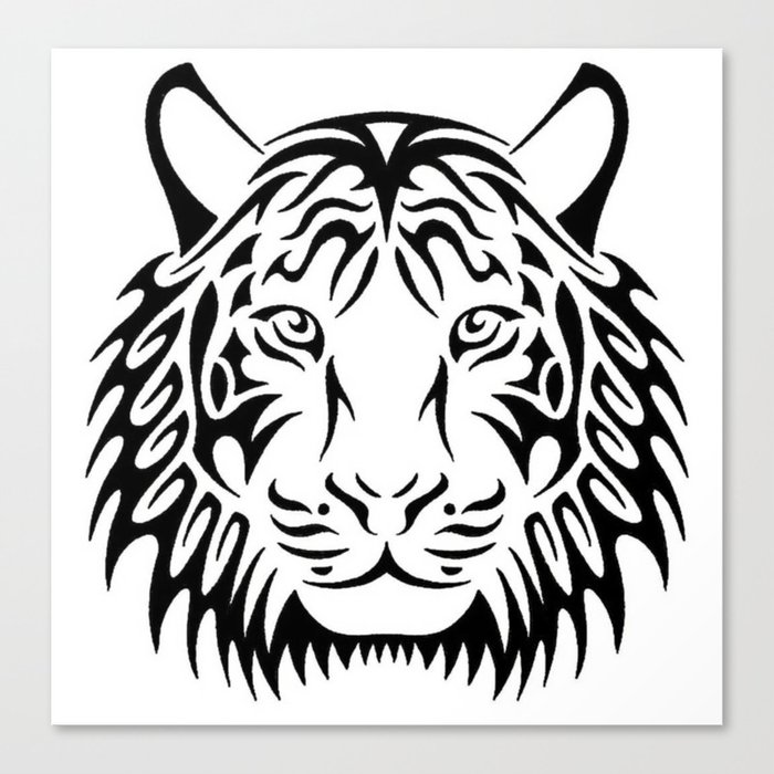 tribal tiger art