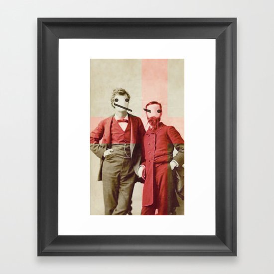 the backslash brothers Framed Art Print