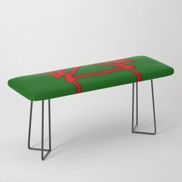 Spatial Concept (Variation 8). Minimal Painting. Bench