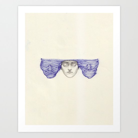 Sunset and schizophrenia Art Print