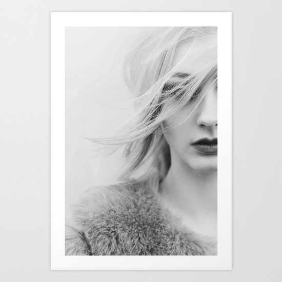 Under the veil Art Print