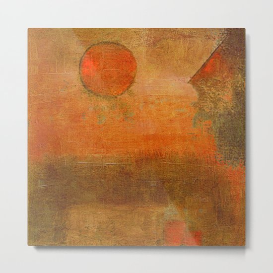 Seara Vermelha Metal Print