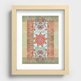 Monoprint 3 Recessed Framed Print