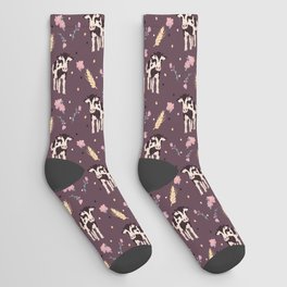 Cute Cow Pattern Socks