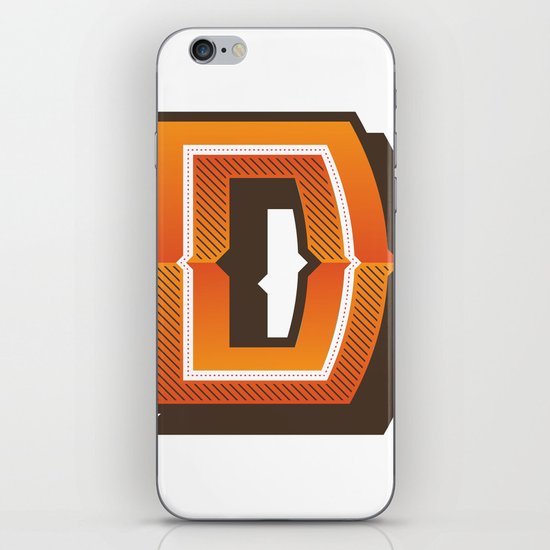 The Letter D iPhone Skin
