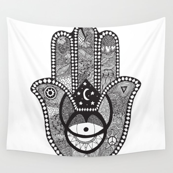 Hamsa wall tapestry discount