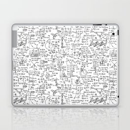 Physics Equations on Whiteboard Laptop Skin
