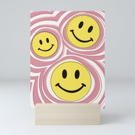 smiley groove Mini Art Print