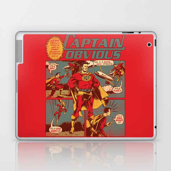 Captain Obvious! Laptop & iPad Skin