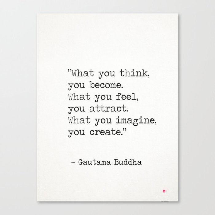 Buddha quote 5 Canvas Print