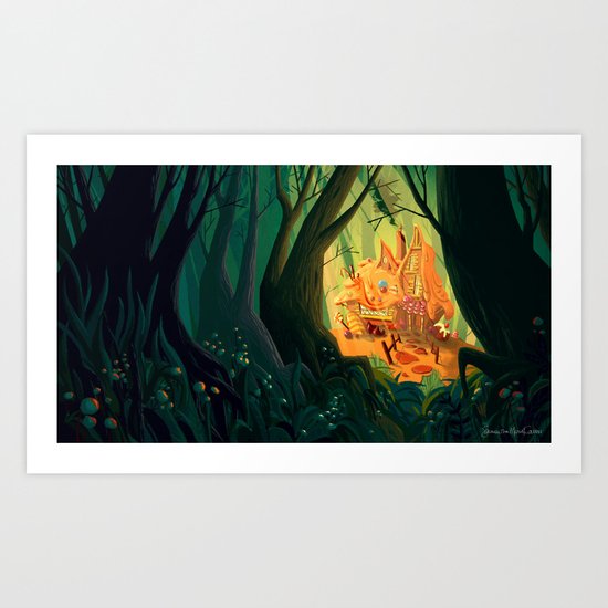 The Candy House Art Print