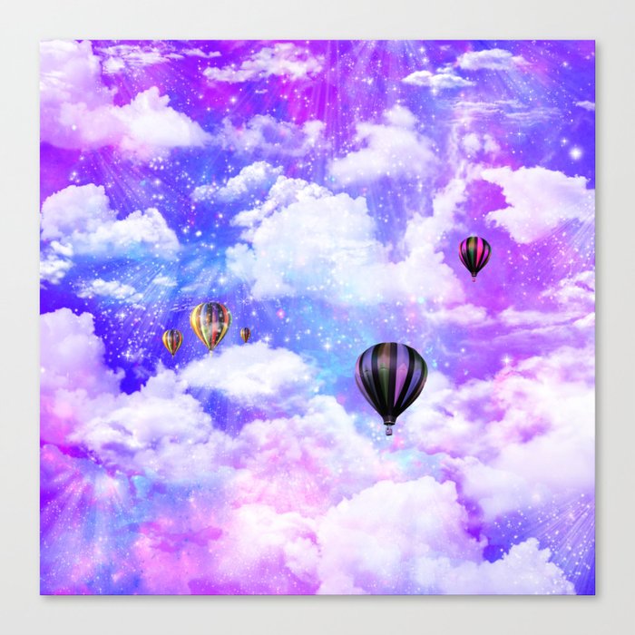 Hot air balloons Canvas Print