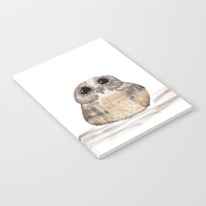 Sweet owl Notebook | Drawing, Digital, Owl, Cute, Owls, Nature, Watercolor, Illustration, Gift, Trendy