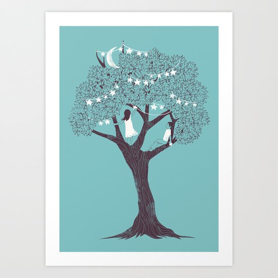I Saw Stars Art Print