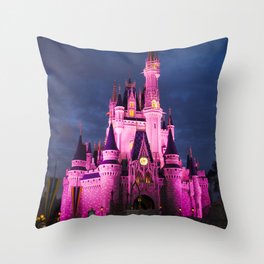 Happiest place on earth  Throw Pillow