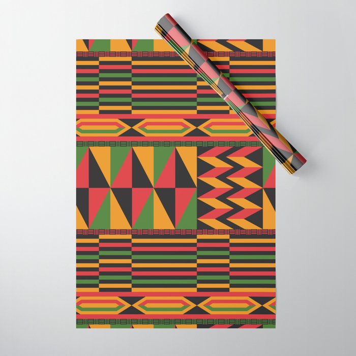 Kwanzaa Kinara Wrapping Paper - Melanin Wrapping Paper