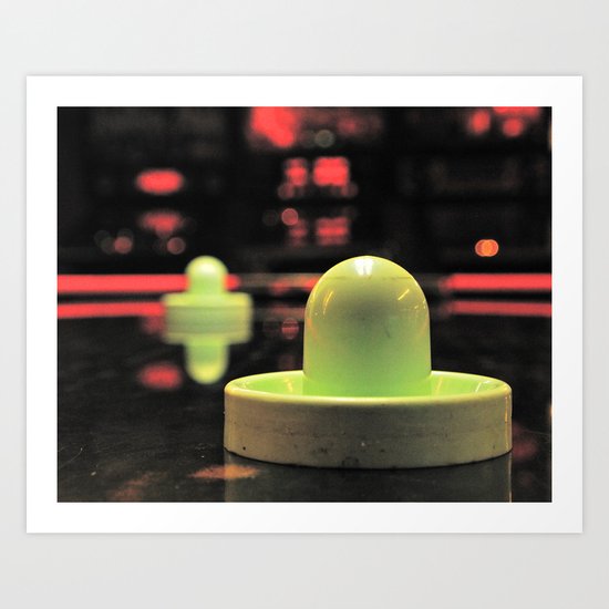 Arcade bokeh Art Print