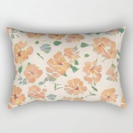  Spring flowers that feel the warmth Rectangular Pillow