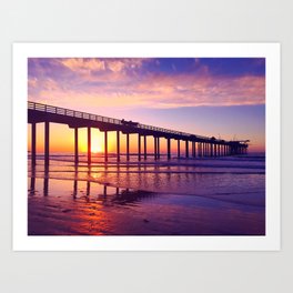 San Diego Sunset Art Print