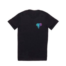Elephant Art Abstract Colorful T Shirt