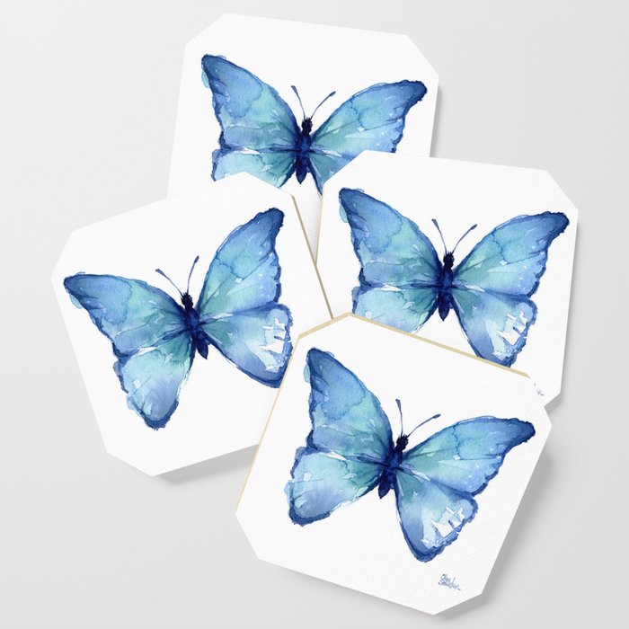 Handcrafted butterfly coaster in a choice of colours