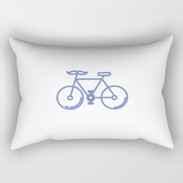 Mustache Bike Rectangular Pillow