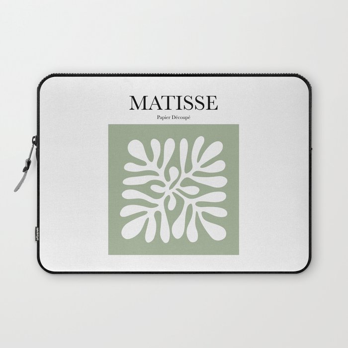 Matisse - Papier Découpé (Green) Laptop Sleeve
