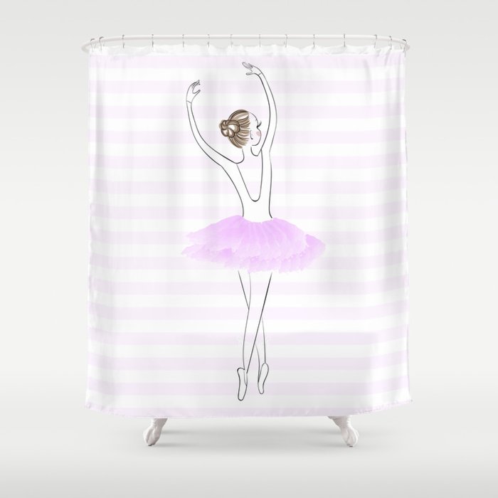 Ballerina Shower Curtain