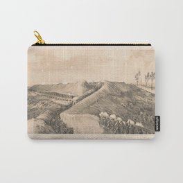 The siege of Vicksburg, in the crater of Fort Hill, after the explosion, June 1863, Vintage Print Carry-All Pouch | Military, Artwork, Design, Battle, Vintage, Poster, Painting, History, Historic, War 