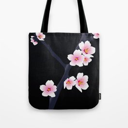 Sakura - Black Tote Bag