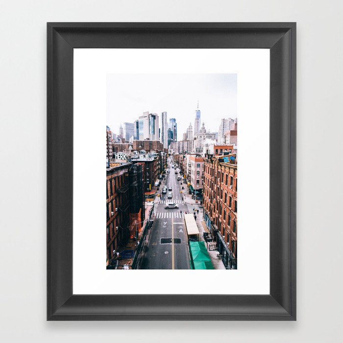 Lower Manhattan Framed Art Print