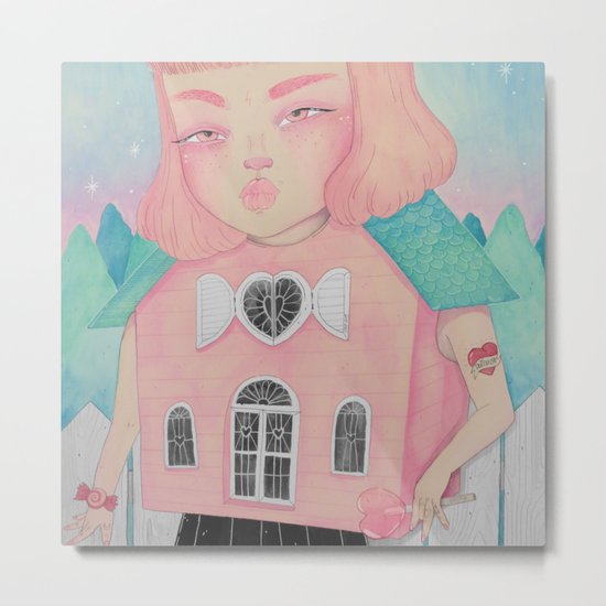 Dollhouse Metal Print
